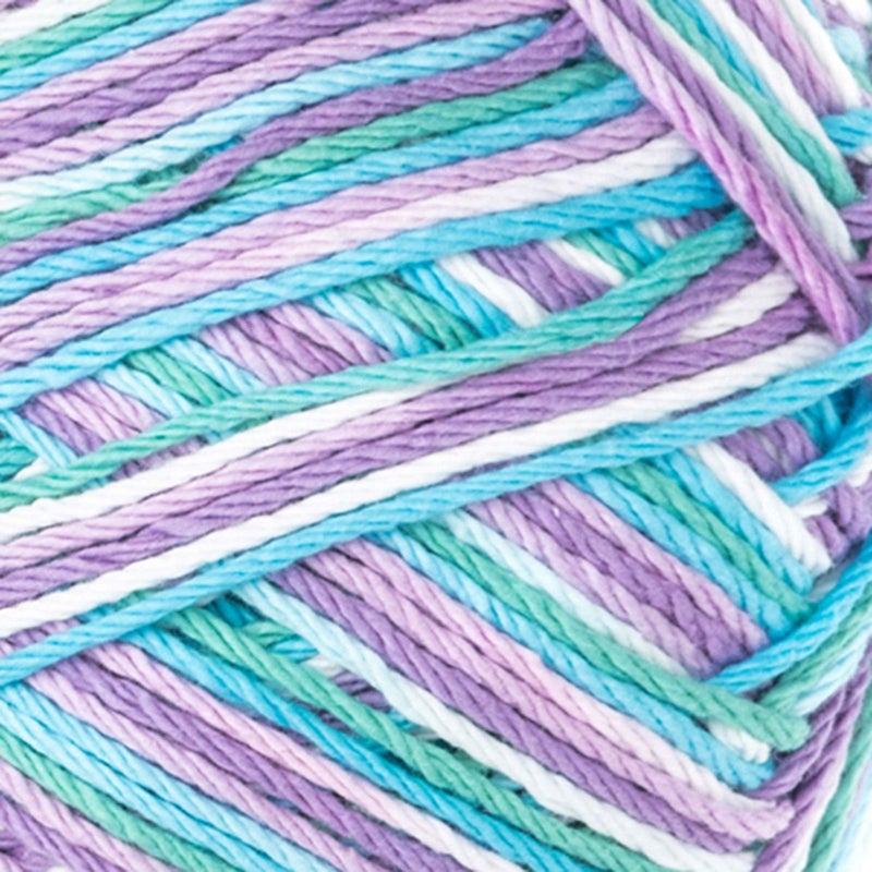 Bernat Handicrafter Cotton Yarn, Gauge 4 Medium Worsted, Beach Ball - Image 2